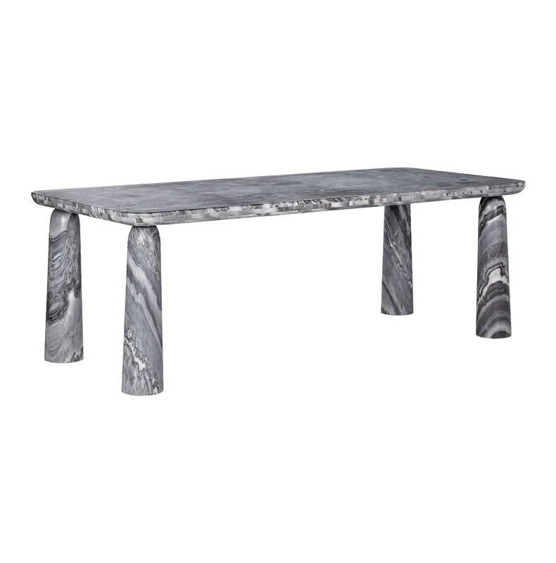 Modern Dining Table Marble Top Set Simple Design Dining Table Set 4 Seater - Image 4