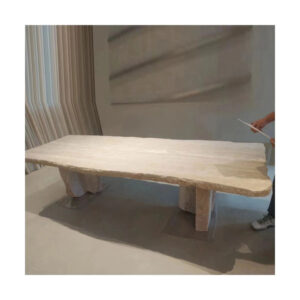 Italian Modern Round Travertine Table Travertine Table Set 8 People Round Dining Table