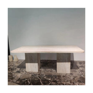 Marble Natural Travertine Entrance square Table Travertine Dining Table Travertine Marble Dining Table