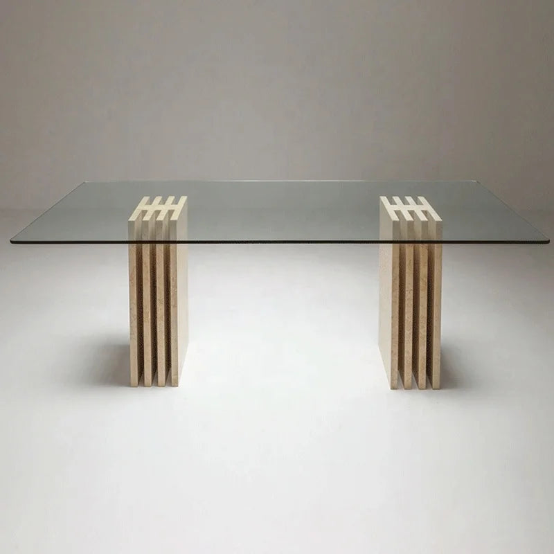 Living Room Furniture Minimalist square Dining Table square Dining Table Set square Cheap Dining Table - Image 5