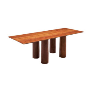 KUMUSI FURNITURE Simple Style Modern Travertine Table Beige Artificial Travertine Table Round Dining Table