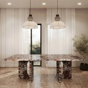 Kumusi Furniture Andrea Rosso Levanto Rectangle Dining Table