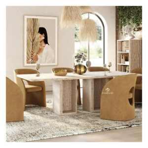 Rectangular Stone Table Italian Minimalist Simple Designer Long Table