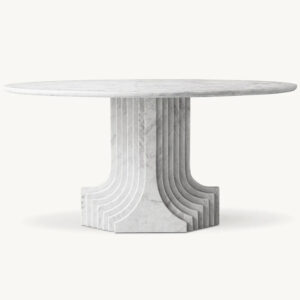 Kumusi Dining Table 8 Seat Marble Dining Table Dining Room Furniture Villa Furniture