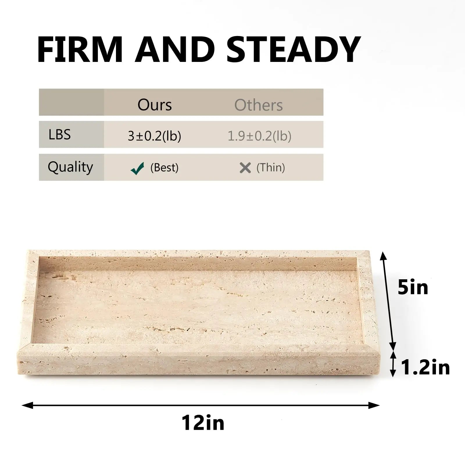 Beige Serving Plate Dish for Perfume Jewelry Candles, Table Accents Decor - Image 2